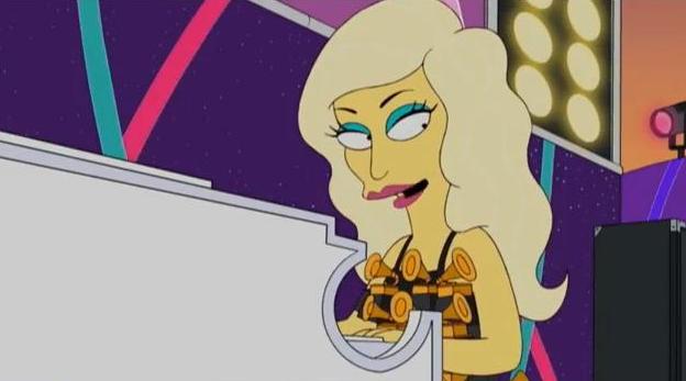 Lady Gaga složila píseň do Simpsonů